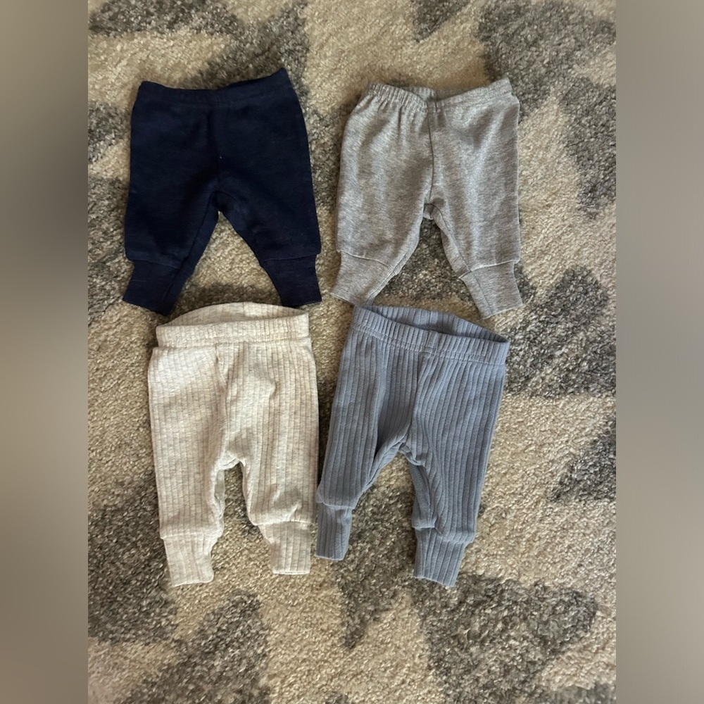 4 pack of premie pants never worn! Carters brand